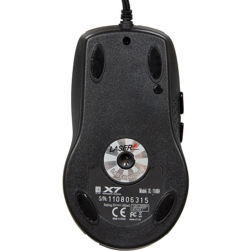Мышь A4Tech XL-750BH рисунок лазерная 3600dpi USB2.0 6but