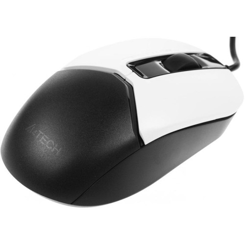 Мышь A4Tech Fstyler FM12S Panda белый/черный оптическая 1200dpi silent USB 3but