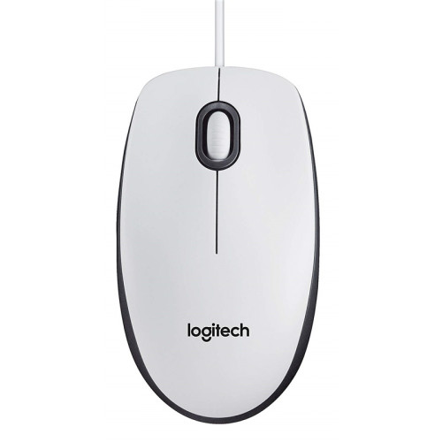 Мышь/ Logitech Mouse M100 USB White Ret  new