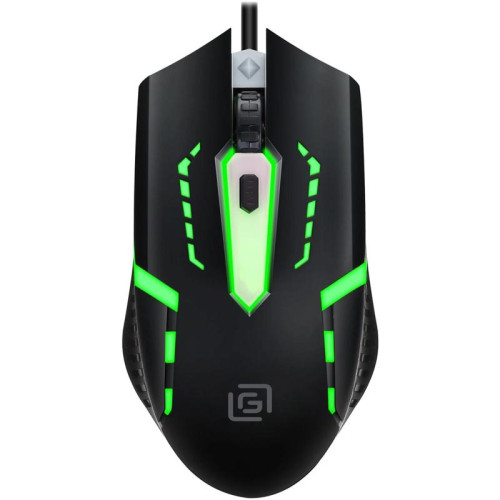 Мышь Oklick 398G черный оптическая 2400dpi USB для ноутбука 4but (1431665)