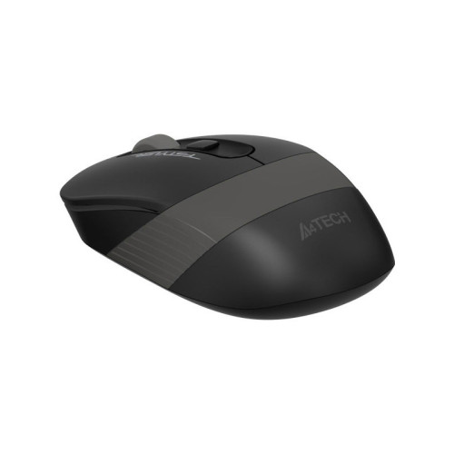 Мышь A4Tech Fstyler FG10S черный/серый оптич. 2000dpi silent беспров. USB для ноутбука 4but (FG10S G FG10S GREY