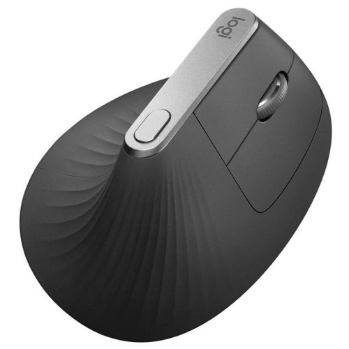Мышь Logitech MX Vertical черный оптическая 4000dpi беспров. BT/Radio USB 4but (910-005451)