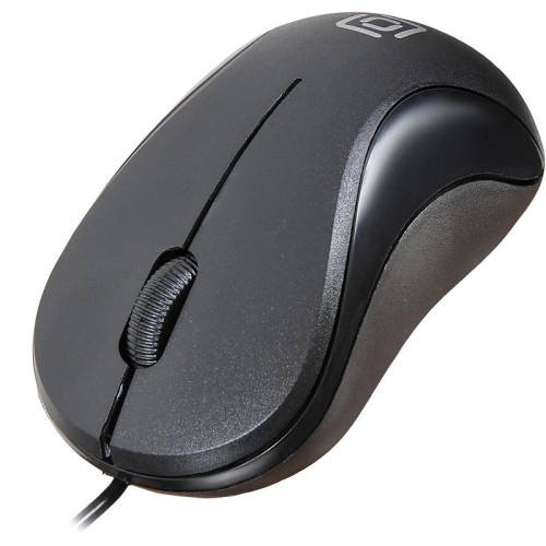 Мышь Oklick 115S черный оптическая 1200dpi USB для ноутбука 3but (711636)