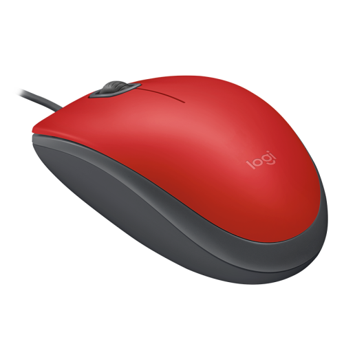 Мышь/ Logitech Mouse M110 Silent USB Red Ret