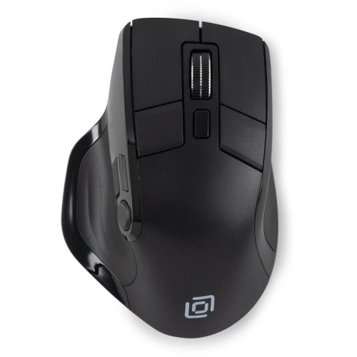 Мышь Oklick 502MW черный оптическая 2400dpi silent беспров. BT/Radio USB для ноутбука 9but (1978678)