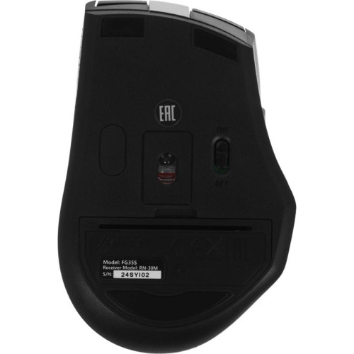 Мышь A4Tech Fstyler FG35S серый/черный оптическая 2000dpi silent беспров. USB 5but (FG35S USB GREY)