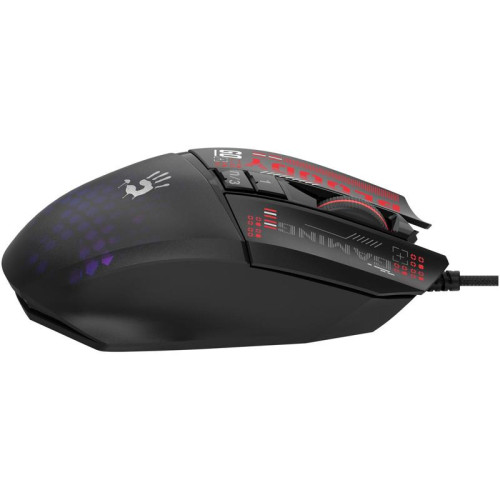 Мышь A4Tech Bloody W60 Max Mini черный/рисунок оптическая 12000dpi USB 9but