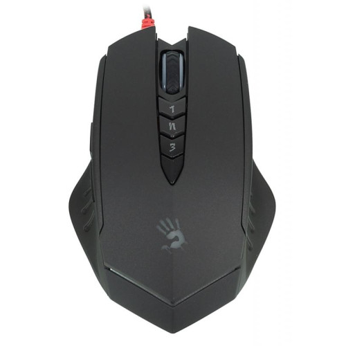 Мышь A4Tech Bloody V8 черный оптич. 3200dpi USB 8but