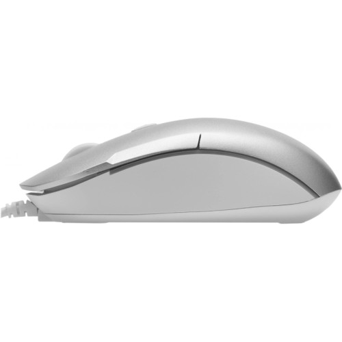 Мышь A4Tech Fstyler FM26S серебристый/белый оптическая 1600dpi silent USB для ноутбука 4but (FM26S USB (ICY WHITE))