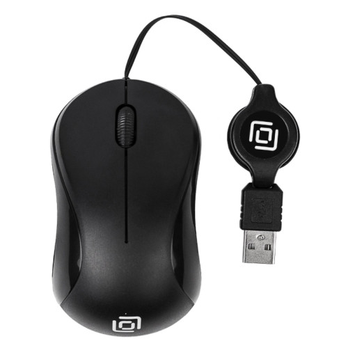 Мышь Oklick 115SR черный оптическая 1000dpi USB для ноутбука 3but (492888)