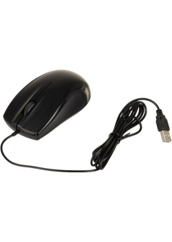 Мышь Oklick 185V2 проводная оптическая, черный, 3 кнопки, 1200dpi, USB