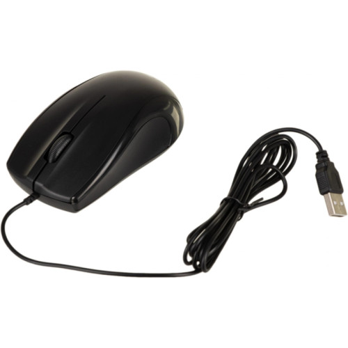 Мышь Oklick 185V2 проводная оптическая, черный, 3 кнопки, 1200dpi, USB
