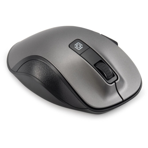 Мышь Oklick 504MW черный/серый оптическая 1600dpi silent беспров. USB 6but (2004736)