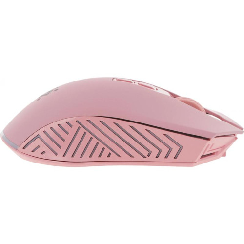 Мышь Defender Pandora GM-502 розовый оптическая 3200dpi silent беспров. USB 6but (52501)