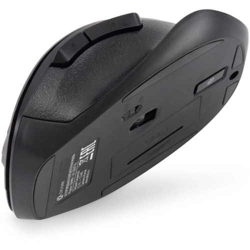 Мышь Oklick 504MW черный/серый оптическая 1600dpi silent беспров. USB 6but (2004736)