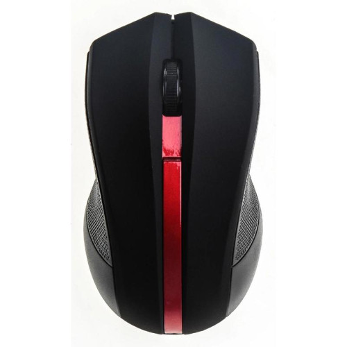 Мышь Oklick 615MW черный/красный оптическая 1200dpi беспров. USB для ноутбука 3but (412861)