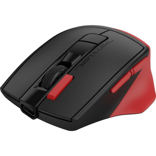Мышь A4Tech Fstyler FG45CS Air красный/черный оптическая 2000dpi silent беспров. USB для ноутбука 7but (FG45CS AIR USB (SPORTS RED))