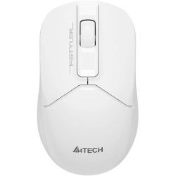 Мышь A4Tech Fstyler FG12S белый оптическая 1200dpi silent беспров. USB 3but