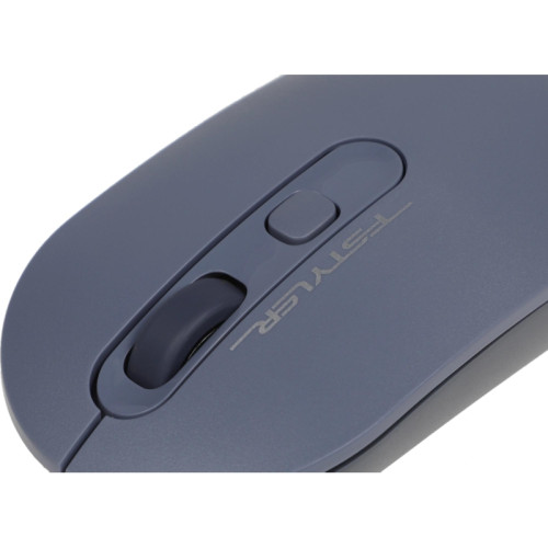 Мышь A4Tech Fstyler FG20 пепельный/синий оптическая 2000dpi беспров. USB для ноутбука 4but (FG20 ASH BLUE)