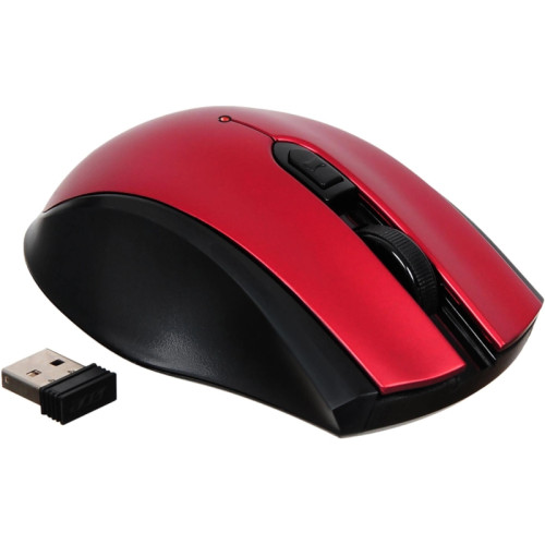 Мышь Acer OMR032 черный/красный оптическая 1600dpi беспров. USB 3but (ZL.MCEEE.009)