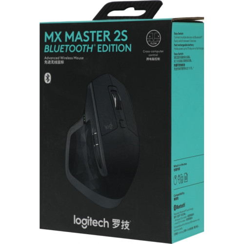 Мышь Logitech MX Master 2S черный оптическая 4000dpi беспров. BT/Radio USB 7but (910-007223) Мышь Logitech MX Master 2S черный оптическая 4000dpi беспров. BT/Radio USB 7but (910-007223)