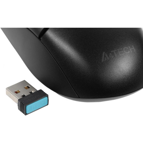 Мышь A4Tech Fstyler FB12 черный оптическая 1200dpi беспров. BT/Radio USB 3but (FB12 BLACK)