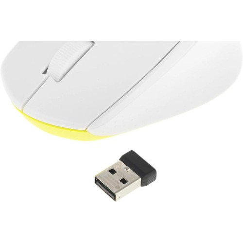 Мышь Logitech M330 Silent Plus белый оптическая 1000dpi silent беспров. USB 2but (910-004926)