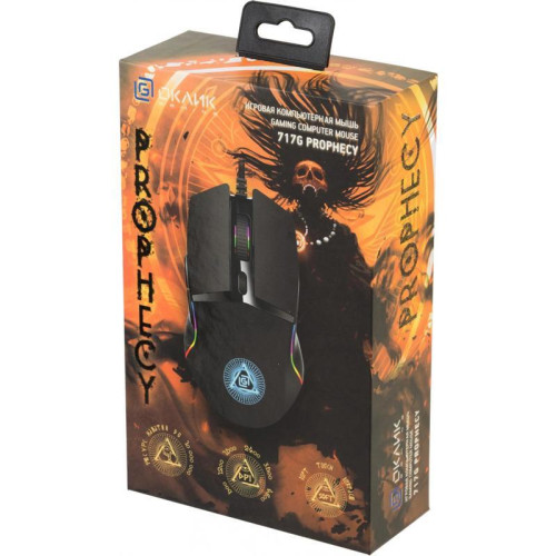 Мышь Oklick 717G PROPHECY черный оптическая 8000dpi USB для ноутбука 6but (1465495) Мышь Oklick 717G PROPHECY черный оптическая 8000dpi USB для ноутбука 6but (1465495)