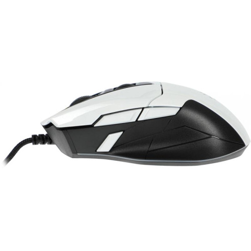 Мышь A4Tech Bloody W70 Max белый/черный оптическая 10000dpi USB 10but (W70 MAX (PANDA WHITE))