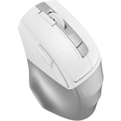 Мышь A4Tech Fstyler FB45CS Air белый оптическая 2000dpi silent беспров. BT/Radio USB 7but (FB45CS AIR USB (SILVER WHITE))