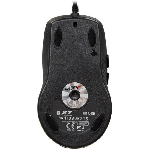Мышь A4Tech XL-750BH рисунок лазерная 3600dpi USB2.0 6but