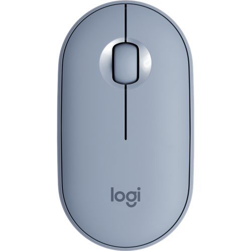 Мышь/ Logitech Wireless Mouse Pebble M350 BLUE GREY
