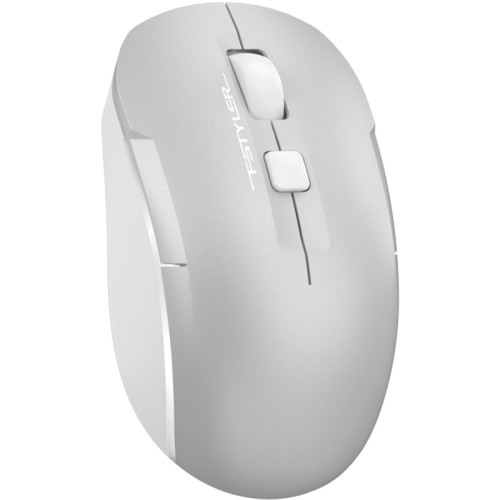 Мышь A4Tech Fstyler FB26CS Air2 серебристый/белый оптическая 2000dpi silent беспров. BT/Radio USB для ноутбука 4but (FB26CS AIR2 ICY WHITE)