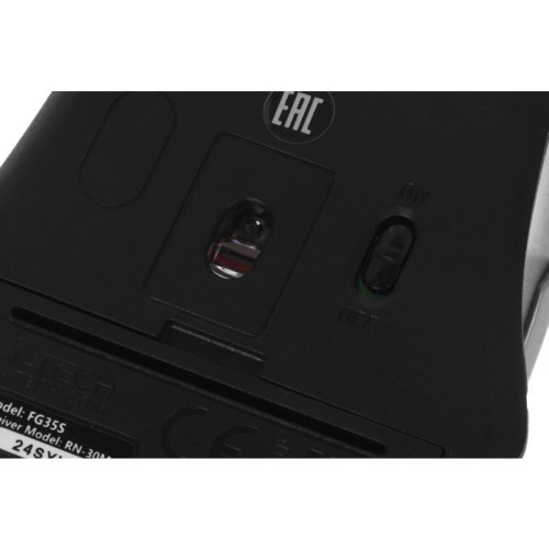 Мышь A4Tech Fstyler FG35S серый/черный оптическая 2000dpi silent беспров. USB 5but (FG35S USB GREY)