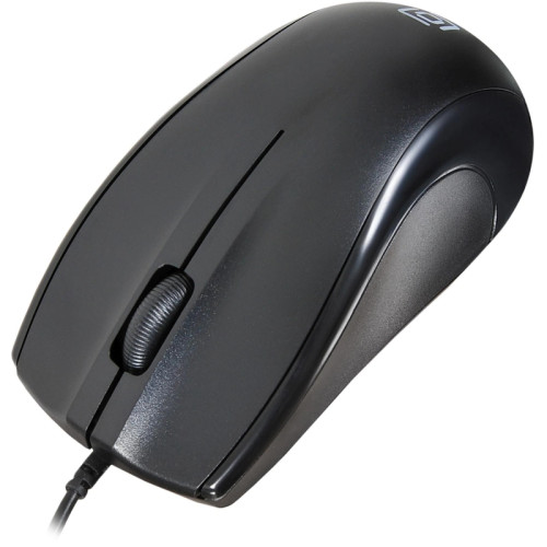 Мышь Oklick 185M черный оптическая 1200dpi USB для ноутбука 3but (945606)
