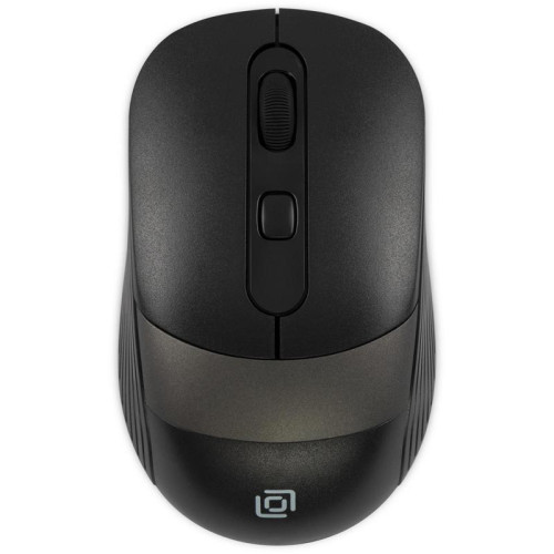 Мышь Oklick 310MW черный/серый оптическая 3200dpi беспров. USB для ноутбука 4but (1869088)