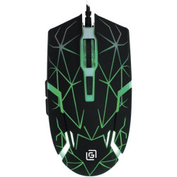 Мышь Oklick 701G черный оптическая 3600dpi USB для ноутбука 6but (1884623)