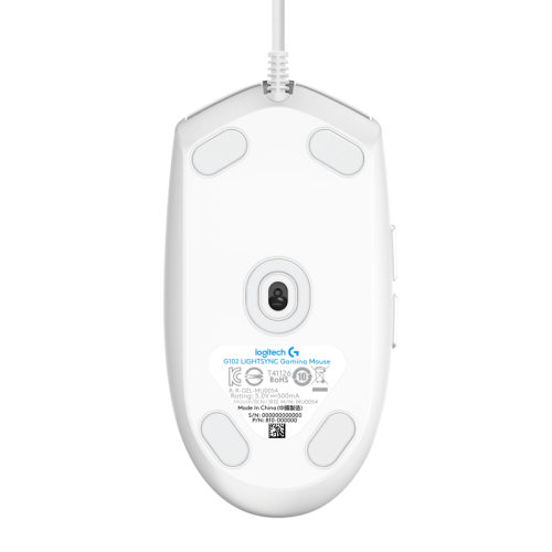 Мышь/ Logitech Mouse G102 LightSync White Gaming