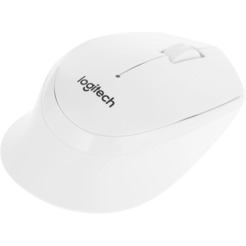 Мышь Logitech M330 Silent Plus белый оптическая 1000dpi silent беспров. USB 2but (910-004926)