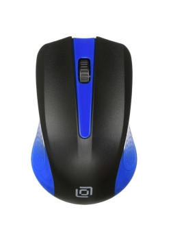 Мышь Oklick 485MW черный/синий оптическая 1000dpi беспров. USB для ноутбука 3but (997826)