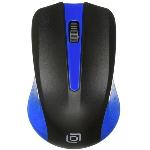 Мышь Oklick 485MW черный/синий оптическая 1000dpi беспров. USB для ноутбука 3but (997826)