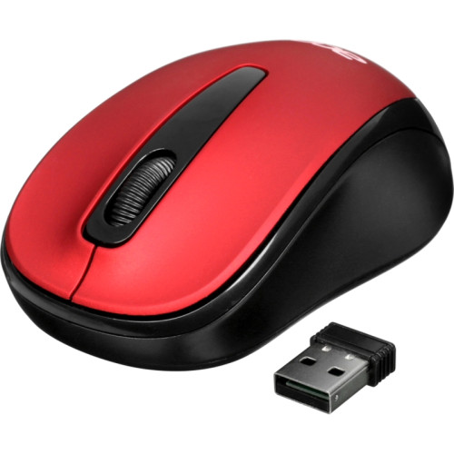 Мышь Acer OMR136 красный оптическая 1000dpi беспров. USB для ноутбука 3but (ZL.MCEEE.01J)