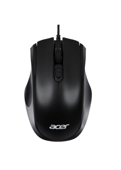Мышь компьютерная Проводная мышь Acer OMW020 оптическая (1600dpi) USB (3but) black