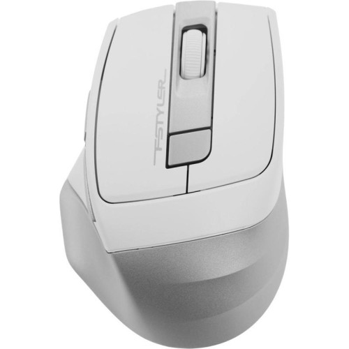 Мышь A4Tech Fstyler FG35 серебристый/белый оптическая (2000dpi) беспроводная USB (6but) FG35 SILVER