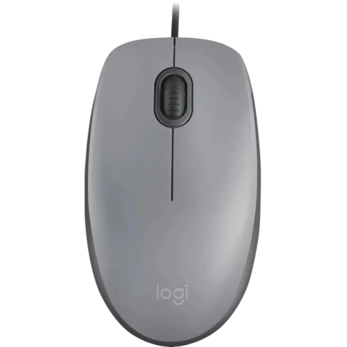 Мышь/ Logitech Mouse M110 SILENT MID GREY USB