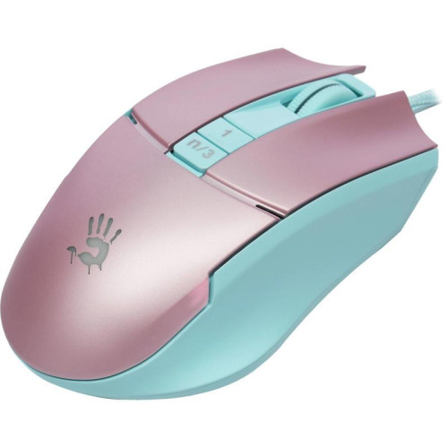 Мышь A4Tech Bloody L65 Max розовый/голубой оптическая 12000dpi USB 6but (L65 MAX/SKY PINK) Мышь A4Tech Bloody L65 Max розовый/голубой оптическая 12000dpi USB 6but (L65 MAX/SKY PINK)