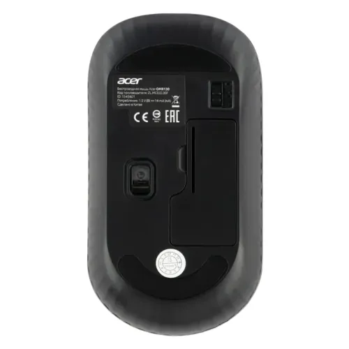 Мышь компьютерная/ Беспроводная мышь Acer OMR130 оптическая (1200dpi) (3but) black