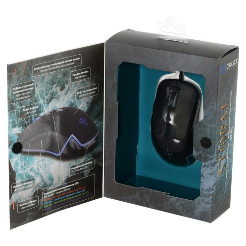 Мышь Oklick 925G STORM черный оптическая 3200dpi USB 6but (499553) Мышь Oklick 925G STORM черный оптическая 3200dpi USB 6but (499553)