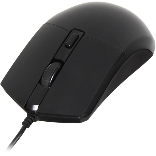 Мышь Oklick 207M черный оптическая 2400dpi USB 4but (1474598)