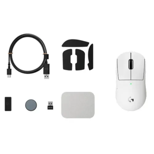 Мышь/ Logitech Mouse G PRO X SUPERLIGHT 2c compact wireless gaming White Retail Мышь/ Logitech Mouse G PRO X SUPERLIGHT 2c compact wireless gaming White Retail